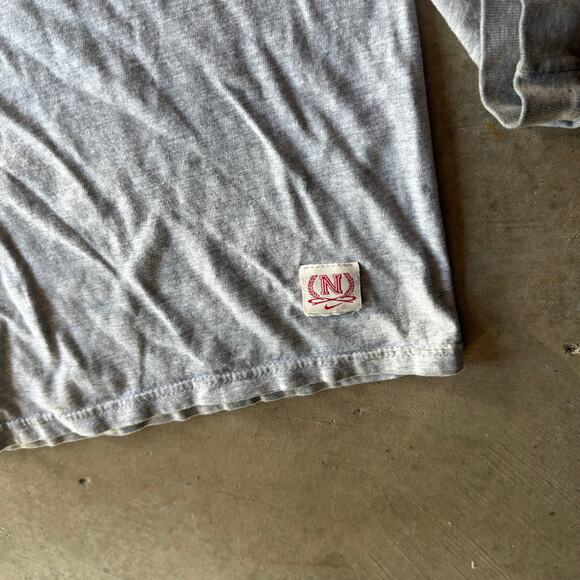 VINTAGE Y2K NIKE BASKETBALL LONG SLEEVE T-SHIRT SILVER TAG GRAPHIC MENS XL - Picture 5 of 6